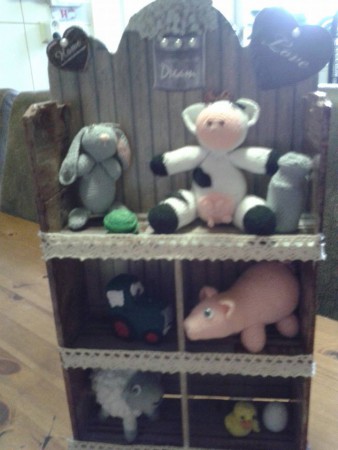 boerderij haaksels in mini formaat